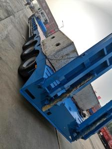 Quality 45-100 Tons Cargo Lowbed Heavy Equipment Semi Trailer with Heavy Mechanical Suspension wholesale