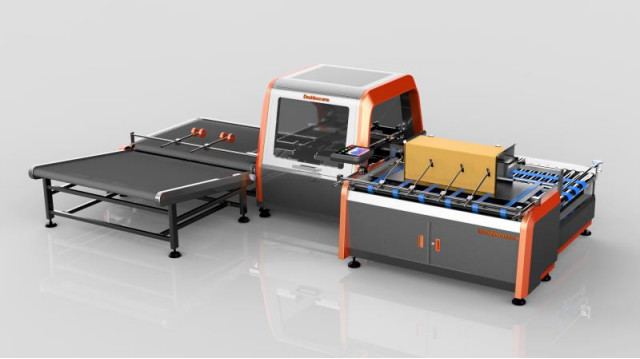 6600*2100*1600mm Corrugated Carton Box Folder Gluer 60m/min Paper Box Forming Machine