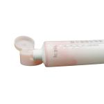 PE Plastic Cosmetic Tube With Colored Flip Cap For Face Cream Packaging