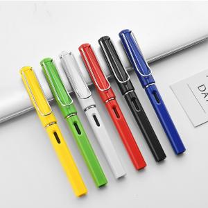 Quality Plastic Student Exam Fountain Pen Colorful 0.5mm Business Advertising Neutral Pen wholesale