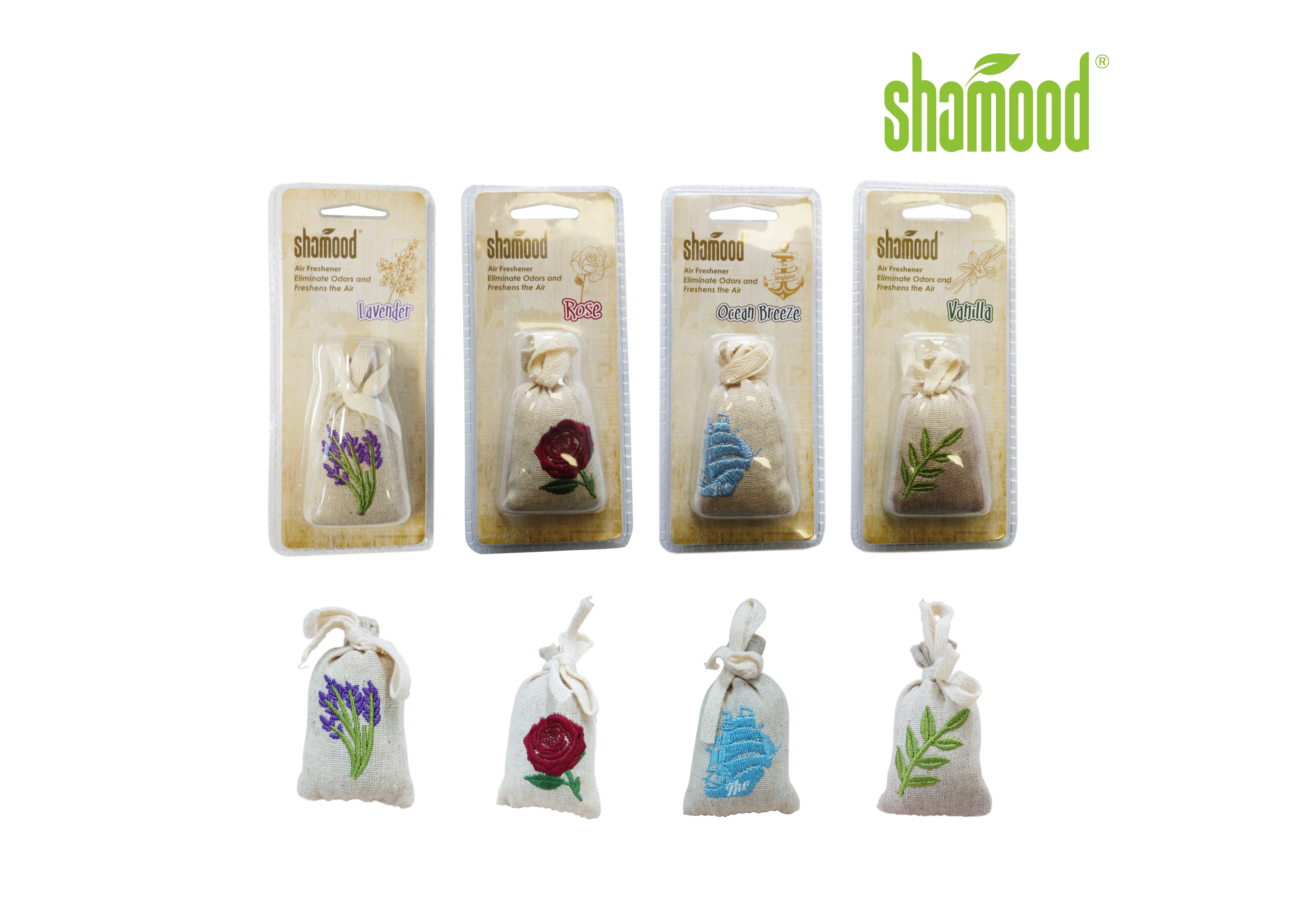 Hanging Linen Sachet Bag Air Freshener For Car Lavender Scents Smell Remove Deodorant