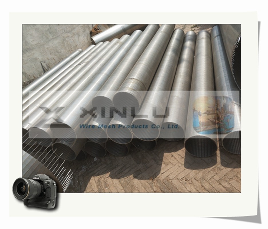 10 Inch Wedge Wire Screen Pipe V Wire SS201 Stainless Steel Slotted Pipe