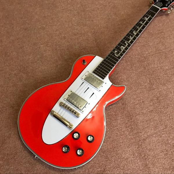 Custom hot selling orange Lp electric guitar guitar musical instruments mahogany