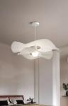 Nordic Cream Style Fabric Led Pendant Lights For Living Room Bedroom Bar Flower