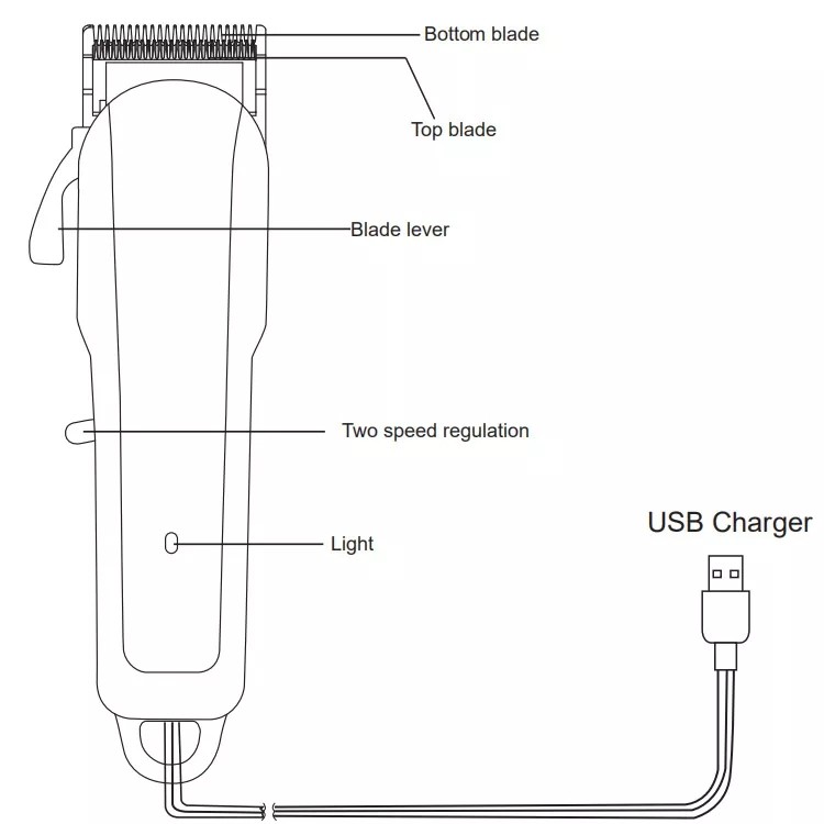 OEM ODM Electric Hair Trimmer 2500mAh Lithium Battery For Barber