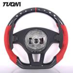 Mercedes W172 W204 C43 AMG Steering Wheel Custom Carbon Fiber Red Alcantara