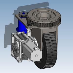 Quality 1500W Horizontal Industrial Drive Wheels Assembly 3000rpm For Warehouse Robot Agv wholesale