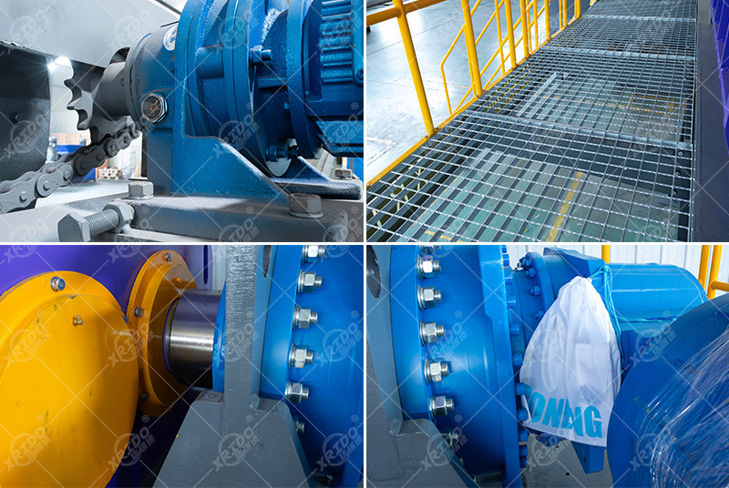 Garbage Pre Shredder Machine Solid Waste Recycling Shredding Machine Metal Crushing Double Shaft Shredder