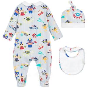Quality custom design 3pcs toddler clothes / hats / bibs newborn girl sleeper footed baby clothes set baby clothing sets wholesale