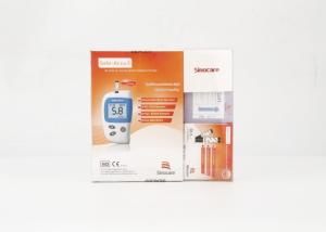 Quality Spanish Version Blood Glucose Meter Kit 5s Est Time With Individual Test Strips wholesale