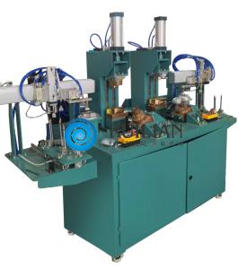 Quality Automatic Fan Blade Double Station Nut Spot Welding Machine 100KVA wholesale