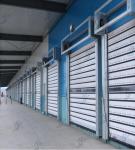 Automatic Insulated Industrial High Speed Door Roll Up Spiral Thermal Insulation