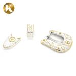Decoration 2 Color Plate Belt Buckles Leisure Style High Durability For Man