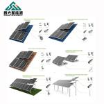 Home Solar Energy Storage Kit 5kw 6kw 10kw Solar Panels Roof Mounting Lifepo4