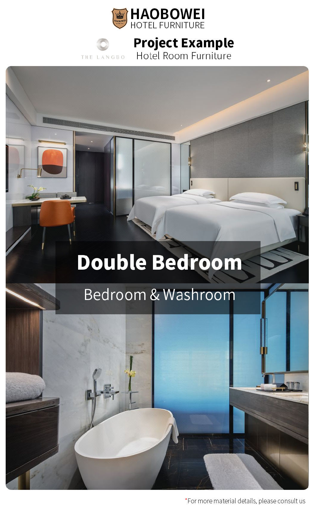 Wholesale Modern Hotel Furniture China Standard King Size 5 Star Bedroom Set