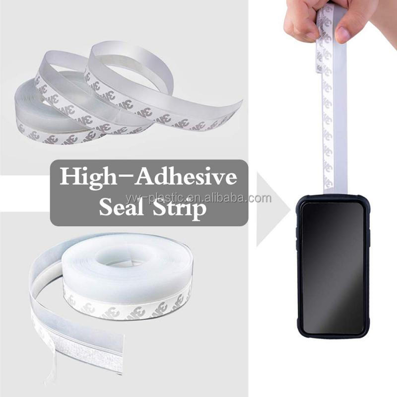 2.8cm/3.5cm Height Door Draft Stopper in Black for Under Door Seal Recommended