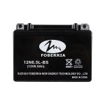 Anti Fire 0.95kg 12N 6.5L BS Motorcycle Lead Acid Battery Custom Black