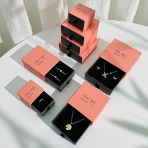 Quality Custom Logo Printed Drawer Sliding Gift Box Cardboard Paper Packaging wholesale