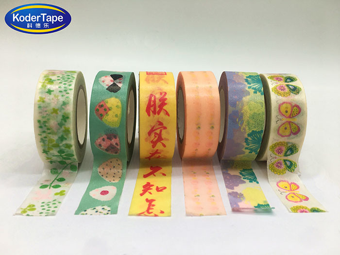 DIY Waterproof Decoration Paper Custom Washi Tapes Set Printed Planner