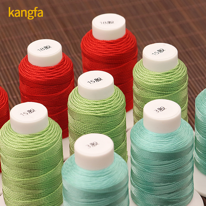 3ply Yarn Count 100% Polyester Sewing Thread TEX90 for Leather Crochet Free Sample