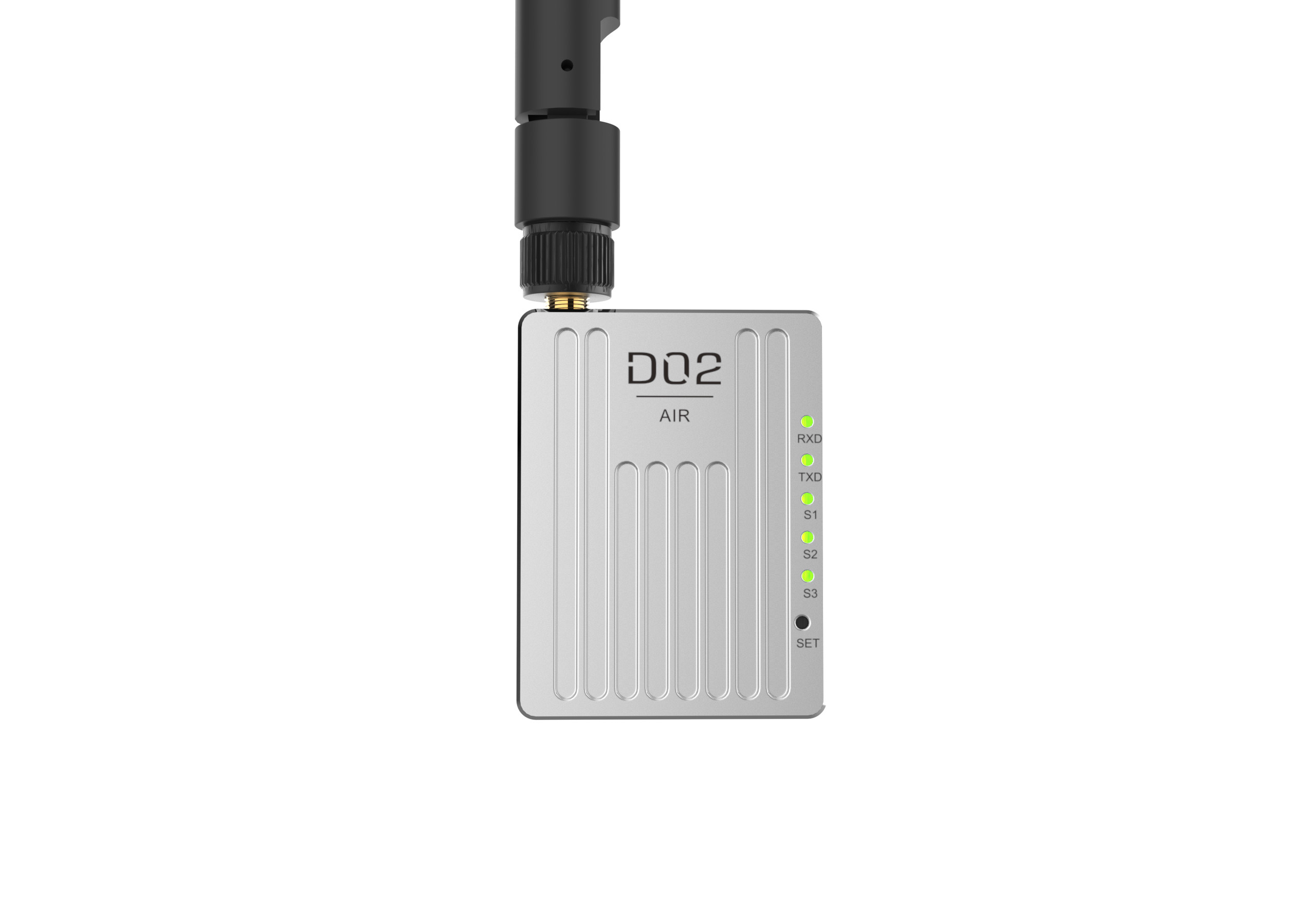 D02 data link has three frequency bands and supports point-to-multi, relay and point-to-multi modes with 30km range.