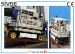 Indoor / Outdoor Hydraulic Work Platform Lift Self Propelled 10m Height