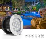 480LM Ip68 DC24V Stainless Steel Underwater Lights FCC
