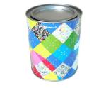 Wholesale promotional round coffee tin with lever lid
