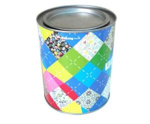 Quality Wholesale promotional round coffee tin with lever lid wholesale