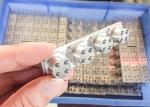 Zn Plating CNC Machined Aluminum Parts , Cnc Spare Parts Dental Equipment Use
