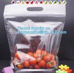 cherries packaging bag Fruit shopping bag Grape pouch, Fruit Spout Straw Jelly