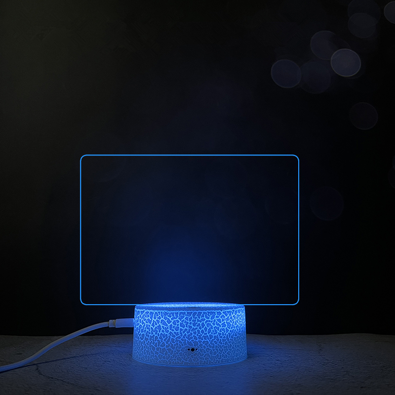 Creative Gifts Girl Bedroom Sleeping Lamp Cute Soft Light Desk Lamp 3D Night Light Message Board