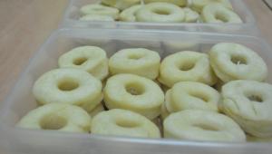 Quality Semi Finished Frozen Donut Production Line With Product Sandblasting European Standard wholesale