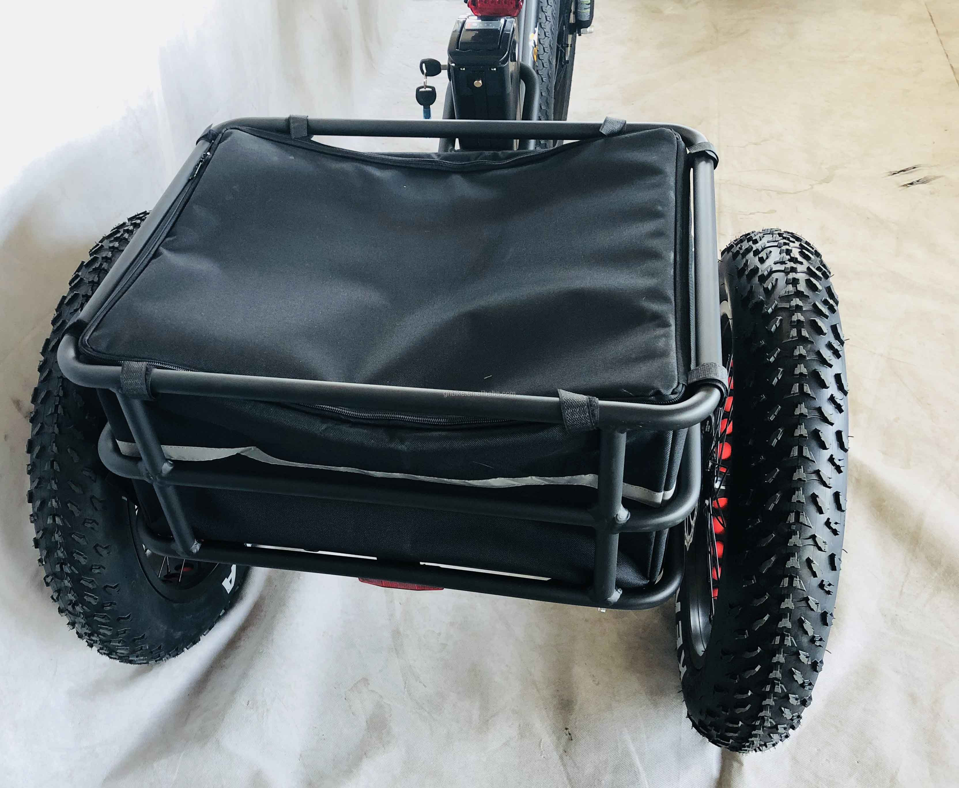 Max Speed 50km/h 8Fun 750W Front Motor 4.0 Fat Tire Cargo Electric Trike Tricycle 3 Wheels