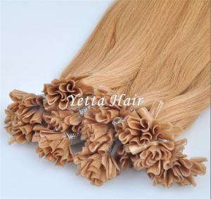 Quality U Tip Pre Bonded Hair Extensions No Shedding No Tangle wholesale