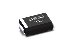 Quality Surface Mount Glass Passivated Ultrafast Plastic Rectifier 600V 3A US3J wholesale