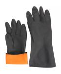 Black rubber latex industrial gloves, gloves, safety work waterproof industrial