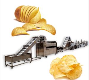 Quality Full Automatic 500kg/H Potato Chips Production Line SUS 304 wholesale