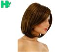 Short Synthetic Heat Resistant Hair Extensions Hairline Bleached Knots