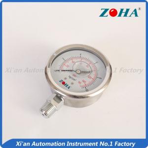 Quality Glycerin Filled Stainless Steel Pressure Gauge For Metallurgical Industry wholesale