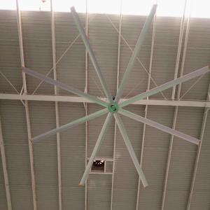 Quality Low Noise Air Cooling Ceiling Fan , HVLS Large Industrial Factory Ceiling Fans wholesale