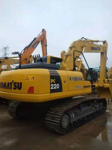 Quality 22 Ton Used KOMATSU PC220-8 Backhoe Excavator With 6 Cylinders wholesale