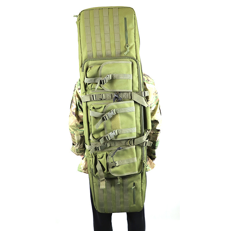 Large 36" Single Double Tactical Rifle Bag 42" 46" 600D Tree Camo