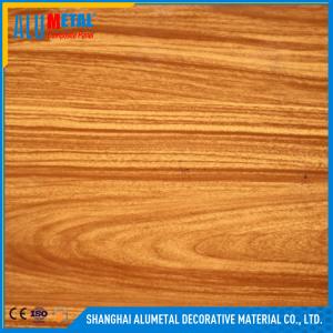 Quality 3D Gloss Wooden Aluminum Composite Panel 3mm ACP Sheet Fireproof wholesale