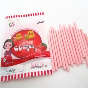 Quality ISO 22000 16 Grams CC Stick Candy Strawberry Flavor wholesale