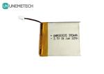 300mAh Lithium Polymer Battery 303035 Nominal Voltage 3.7 V Lipo Battery MSDS