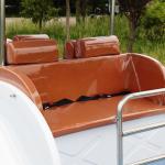 8 Seats Classic Golf Cart Steel Frame Iron Shell Stamping Body 5kw 48V*150AH