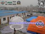 Double Layer 4 M Diameter Inflatable Outdoor Bubble Tent / Clear Dome Tent