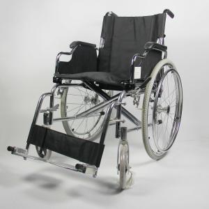 Quality Easy Carry Folding Steel Wheelchair Flip Up Armrest Detachable Footrest wholesale