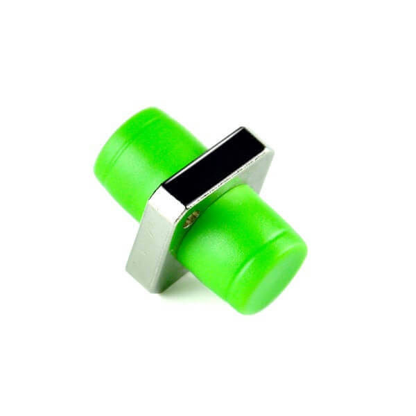 Single Mode FC APC Fiber Optic Solid Square Type Adapter For FTTX Distribution
